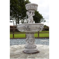 Two Tier Cherub Fountain