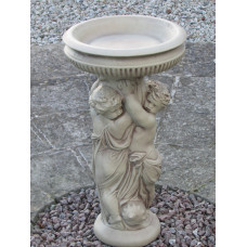 Cherub Birdbath