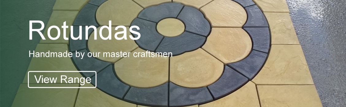 Rotunda & Circular Paving Composition — Robinswood Farm, Bristol